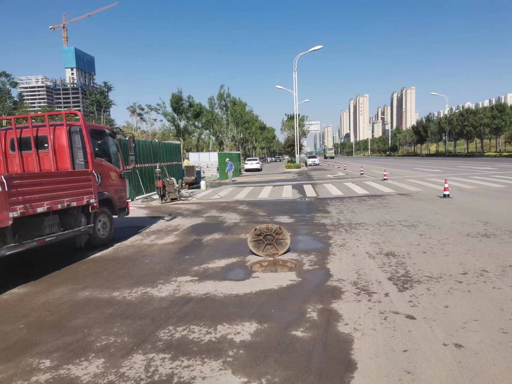五龙口镇路基沉降注浆
